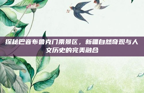 探秘巴音布鲁克门票景区，新疆自然奇观与人文历史的完美融合