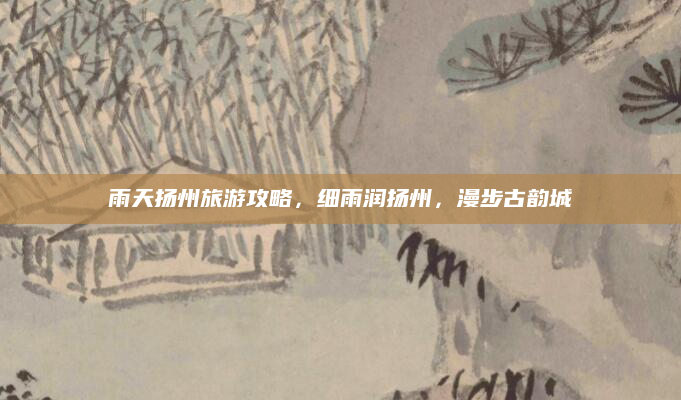 雨天扬州旅游攻略，细雨润扬州，漫步古韵城