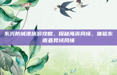 东兴防城港旅游攻略，探秘海滨风情，体验东南亚异域风情