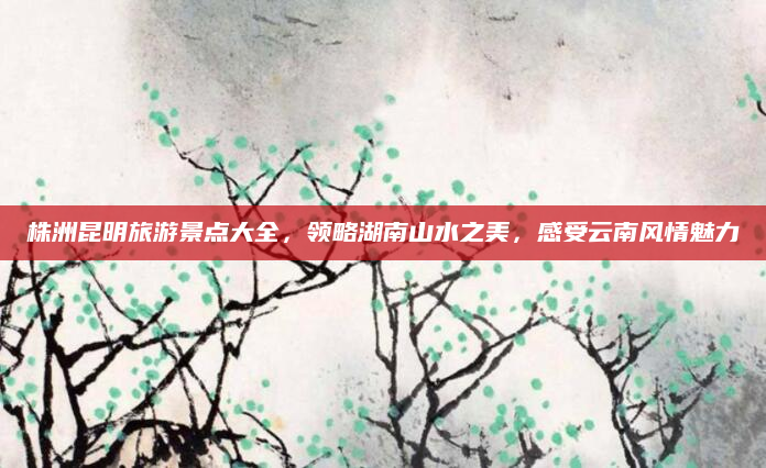 株洲昆明旅游景点大全，领略湖南山水之美，感受云南风情魅力