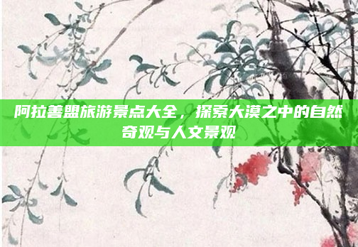 阿拉善盟旅游景点大全,探索大漠之中的自然奇观与人文景观