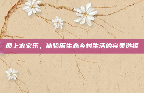 坝上农家乐,体验原生态乡村生活的完美选择