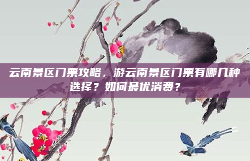 云南景区门票攻略，游云南景区门票有哪几种选择？如何最优消费？
