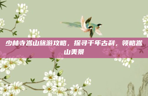 少林寺嵩山旅游攻略,探寻千年古刹,领略嵩山美景