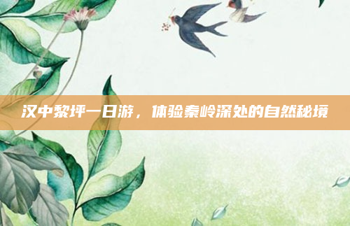 汉中黎坪一日游,体验秦岭深处的自然秘境