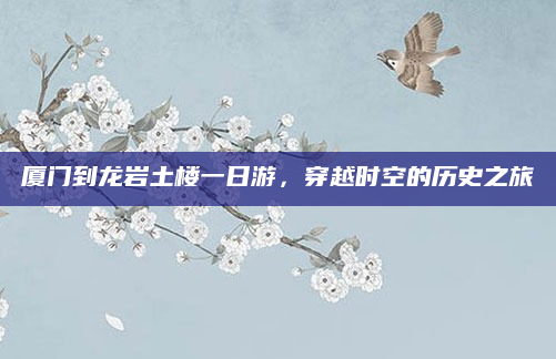 厦门到龙岩土楼一日游,穿越时空的历史之旅