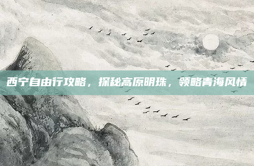 西宁自由行攻略,探秘高原明珠,领略青海风情