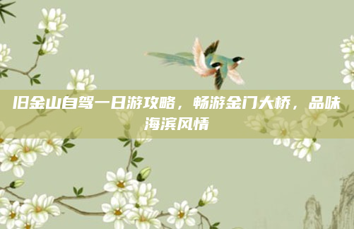旧金山自驾一日游攻略,畅游金门大桥,品味海滨风情