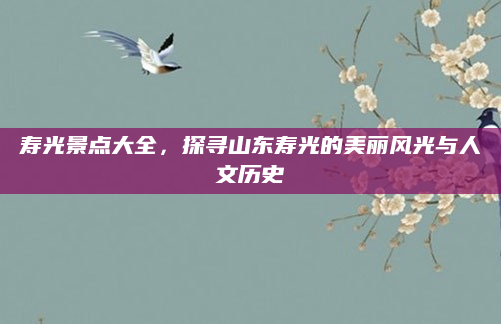 寿光景点大全，探寻山东寿光的美丽风光与人文历史