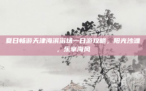 夏日畅游天津海滨浴场一日游攻略，阳光沙滩，乐享海风