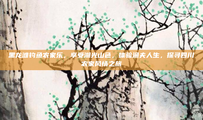 黑龙滩钓鱼农家乐,享受湖光山色,体验渔夫人生,探寻四川农家风情之旅