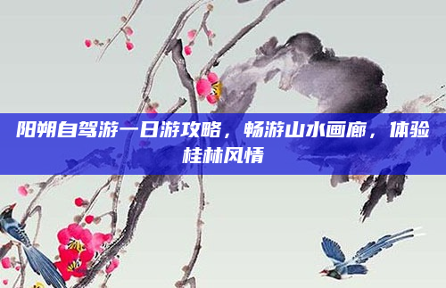 阳朔自驾游一日游攻略,畅游山水画廊,体验桂林风情