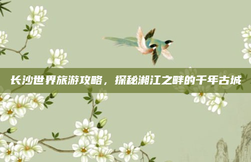 长沙世界旅游攻略,探秘湘江之畔的千年古城