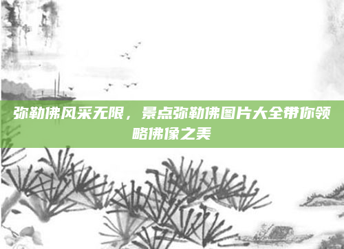 弥勒佛风采无限,景点弥勒佛图片大全带你领略佛像之美