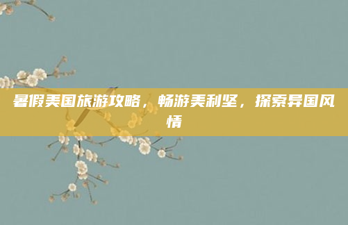 暑假美国旅游攻略,畅游美利坚,探索异国风情