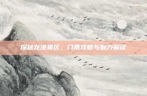 探秘龙港景区,门票攻略与魅力解读
