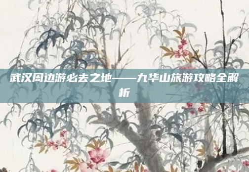 武汉周边游必去之地——九华山旅游攻略全解析