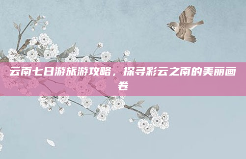 云南七日游旅游攻略,探寻彩云之南的美丽画卷