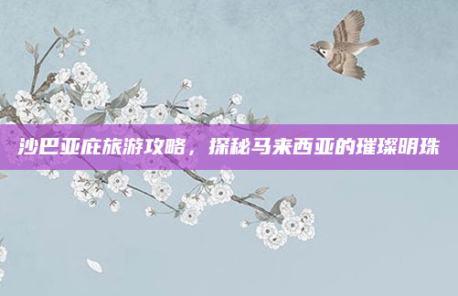 沙巴亚庇旅游攻略，探秘马来西亚的璀璨明珠