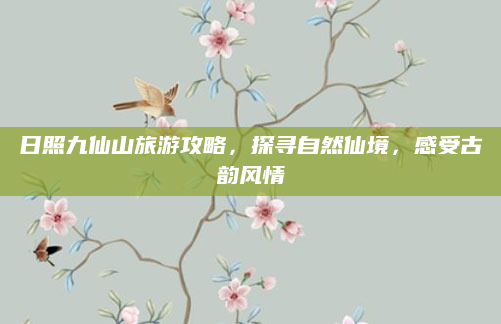 日照九仙山旅游攻略,探寻自然仙境,感受古韵风情