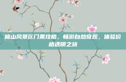 棉山风景区门票攻略，畅游自然奇观，体验价格透明之旅