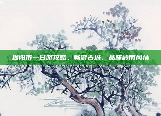 揭阳市一日游攻略，畅游古城，品味岭南风情