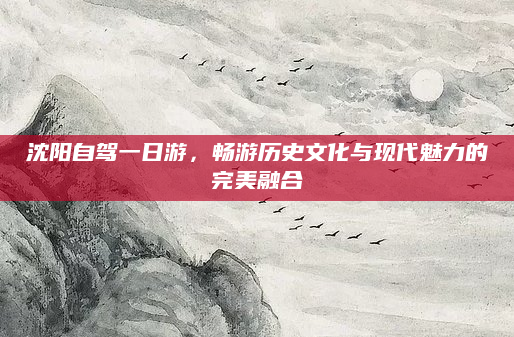 沈阳自驾一日游，畅游历史文化与现代魅力的完美融合