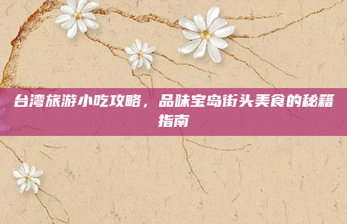 台湾旅游小吃攻略，品味宝岛街头美食的秘籍指南