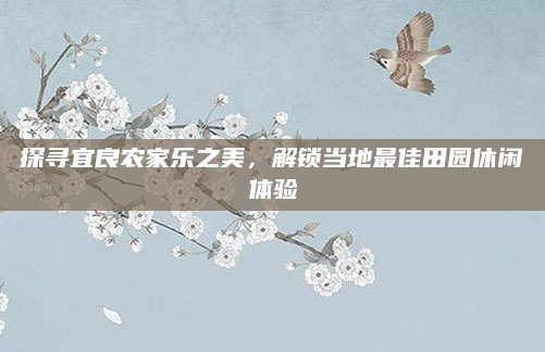 探寻宜良农家乐之美，解锁当地最佳田园休闲体验