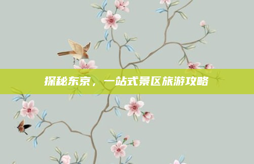 探秘东京，一站式景区旅游攻略