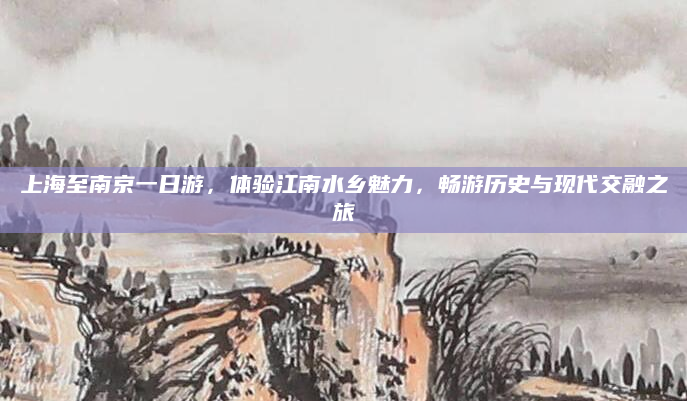 上海至南京一日游，体验江南水乡魅力，畅游历史与现代交融之旅
