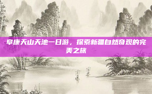 阜康天山天池一日游，探索新疆自然奇观的完美之旅