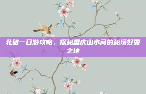 北碚一日游攻略，探秘重庆山水间的秘境好耍之地