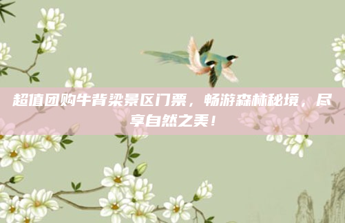 超值团购牛背梁景区门票，畅游森林秘境，尽享自然之美！