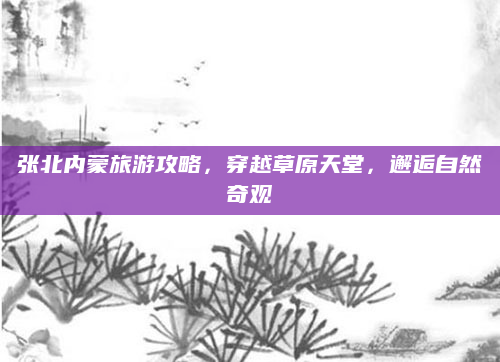 张北内蒙旅游攻略，穿越草原天堂，邂逅自然奇观