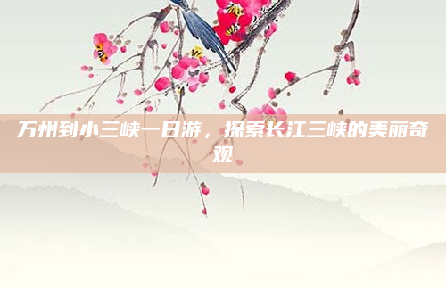 万州到小三峡一日游，探索长江三峡的美丽奇观
