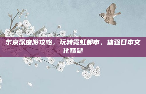 东京深度游攻略，玩转霓虹都市，体验日本文化精髓