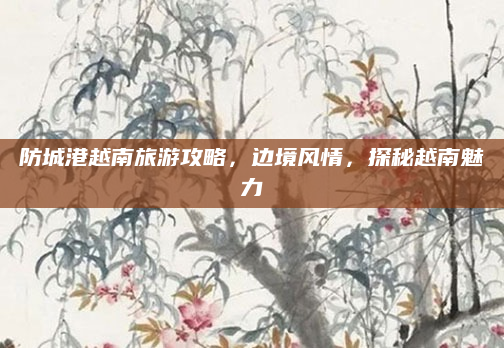 防城港越南旅游攻略，边境风情，探秘越南魅力