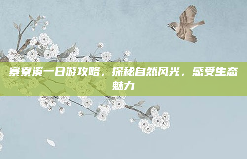 寨寮溪一日游攻略，探秘自然风光，感受生态魅力