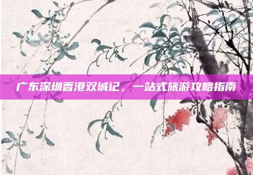 广东深圳香港双城记，一站式旅游攻略指南