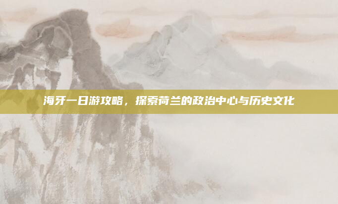 海牙一日游攻略,探索荷兰的政治中心与历史文化