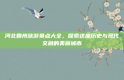 河北霸州旅游景点大全,探索这座历史与现代交融的美丽城市