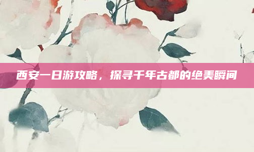 西安一日游攻略，探寻千年古都的绝美瞬间