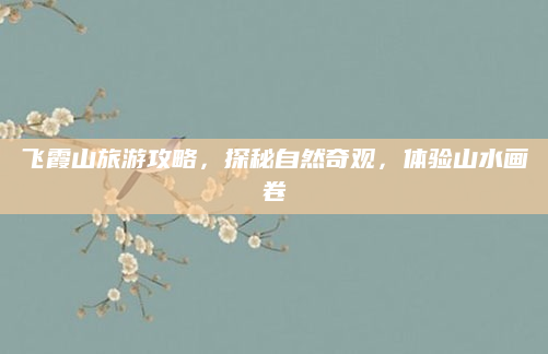 飞霞山旅游攻略，探秘自然奇观，体验山水画卷