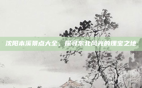 沈阳本溪景点大全，探寻东北风光的瑰宝之地