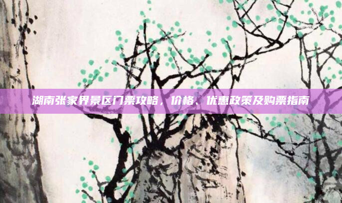 湖南张家界景区门票攻略,价格、优惠政策及购票指南