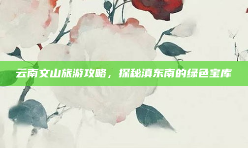 云南文山旅游攻略,探秘滇东南的绿色宝库