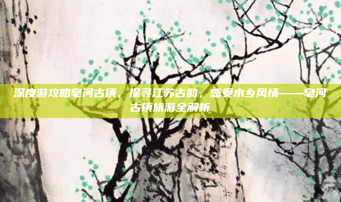 深度游攻略皂河古镇,探寻江苏古韵,感受水乡风情——皂河古镇旅游全解析
