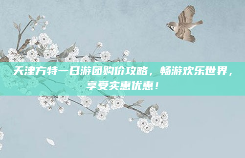 天津方特一日游团购价攻略,畅游欢乐世界,享受实惠优惠!