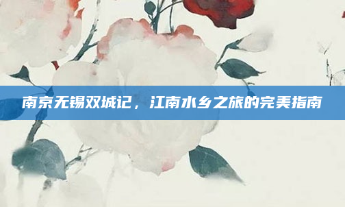 南京无锡双城记,江南水乡之旅的完美指南